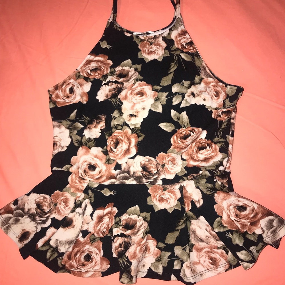 Peplum tank